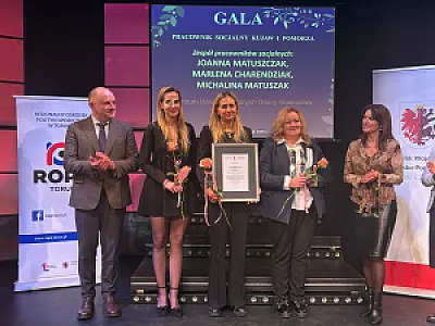 Wyjątkowe wyróżnienie dla naszego zespołu z CUS Gminy Inowrocław