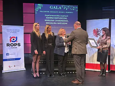 Wyjątkowe wyróżnienie dla naszego zespołu z CUS Gminy Inowrocław