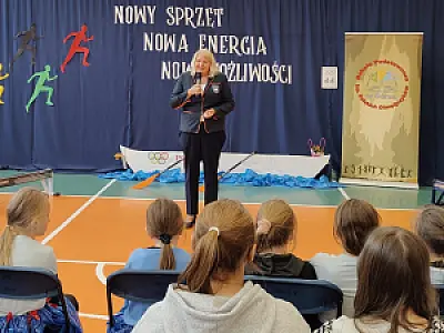 2026-05-18 Ergometry wioślarskie od Anny Tataruch dla uczniów SP w Górze