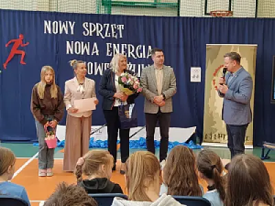 2026-05-18 Ergometry wioślarskie od Anny Tataruch dla uczniów SP w Górze