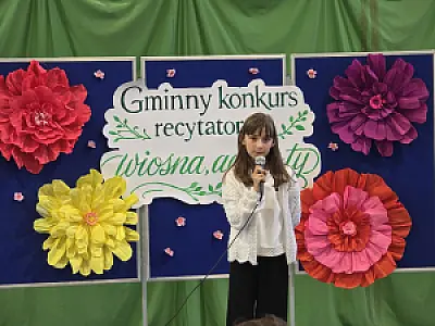 2026-05-20 Wiosna wierszem malowana - Gminny Konkurs Recytatorski w Sławęcinku