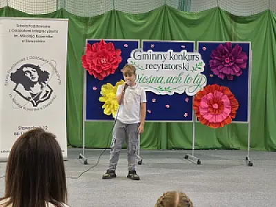 2026-05-20 Wiosna wierszem malowana - Gminny Konkurs Recytatorski w Sławęcinku