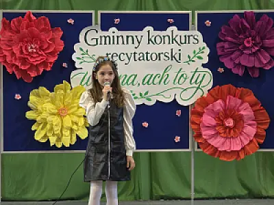 2026-05-20 Wiosna wierszem malowana - Gminny Konkurs Recytatorski w Sławęcinku