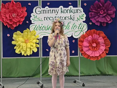 2026-05-20 Wiosna wierszem malowana - Gminny Konkurs Recytatorski w Sławęcinku