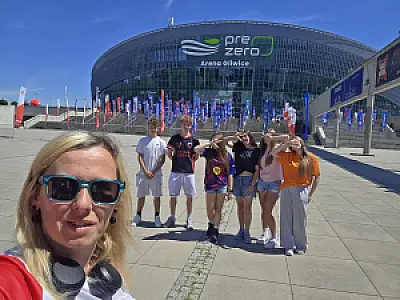 2026-06-24 Siatkarskie emocje w Gliwicach! Młodzież kibicowała biało-czerwonym w Lidze Narodów
