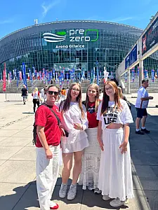 2026-06-24 Siatkarskie emocje w Gliwicach! Młodzież kibicowała biało-czerwonym w Lidze Narodów