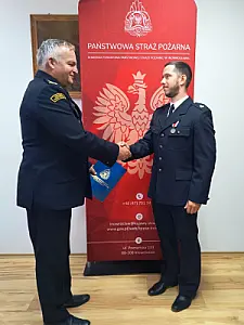 2026-08-26 Komendant Powiatowy PSP pogratulował nowym władzom gminnych struktur ZOSP RP