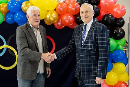 2026-10-26 Olimpijczyk Zygfryd Kuchta w Sławęcinku i konkurs wiedzy o polskiej piłce ręcznej