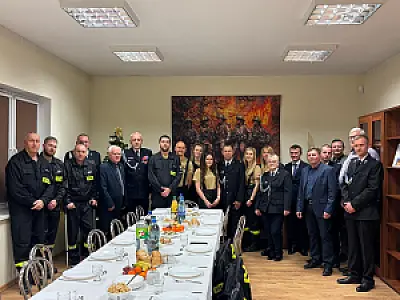 Przedświąteczne spotkania wójta z druhami Ochotniczych Straży Pożarnych