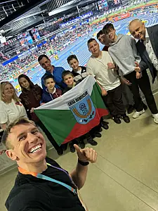 2026-03-20 Uczniowie z SP Orłowo na Halowych Mistrzostwach Świata Kujawy Pomorze 2026